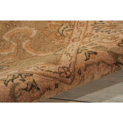 Heritage Hall Rectangle Rug By, Green, 5'6" X 8'6"