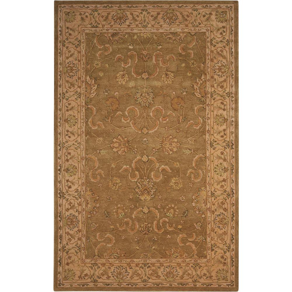 Heritage Hall Rectangle Rug By, Green, 5'6" X 8'6"