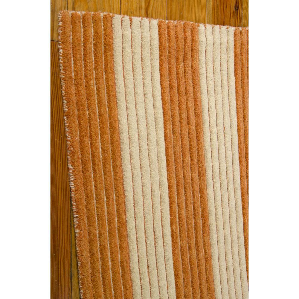 Bbl1 Ripple Rectangle Rug By, Pumpkin, 7'9" X 10'10"