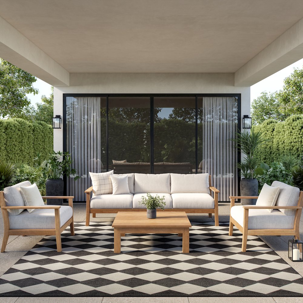 Square Positano Area Rug 8' x Square