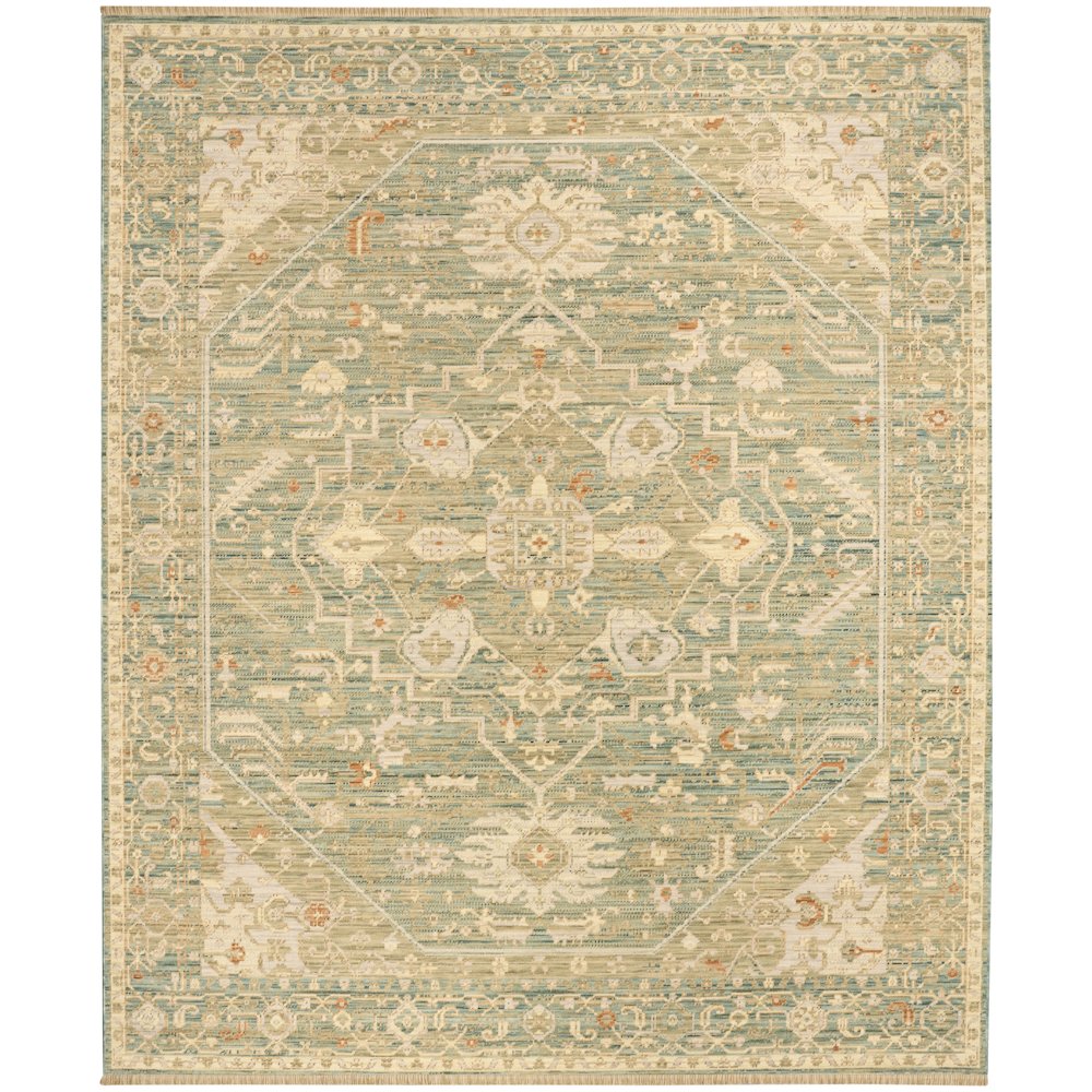 Rectangle Antique Bloom Area Rug 10' x 13'
