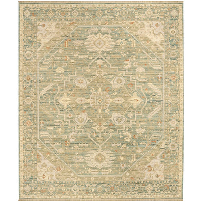 Rectangle Antique Bloom Area Rug 10' x 13'