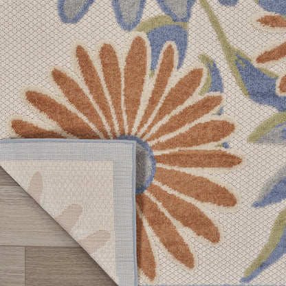 Aloha 7'10" x 10'6" Beige Multicolor Contemporary Rug