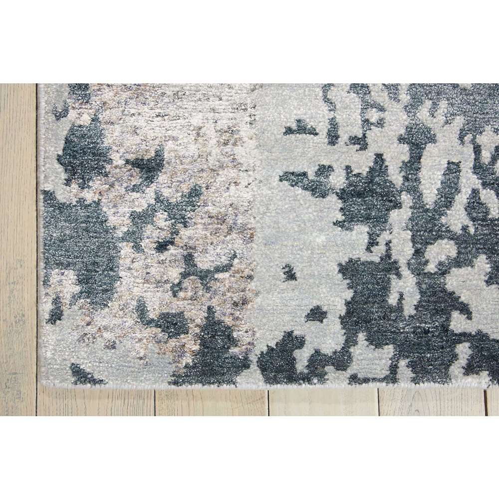 Silk Shadows Silver Grey Area Rug