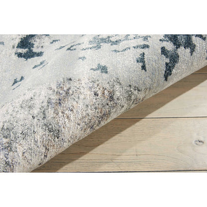 Silk Shadows Silver Grey Area Rug