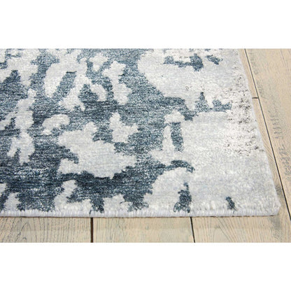 Silk Shadows Silver Grey Area Rug