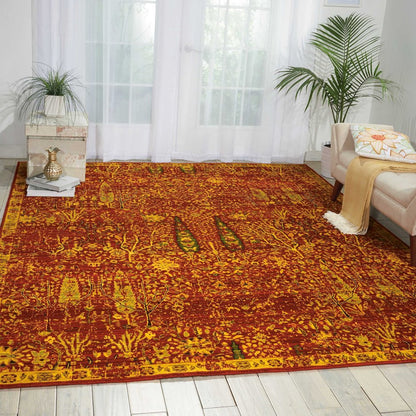Timeless Scarlet Area Rug