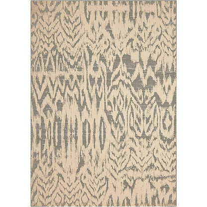 Nepal Area Rug, Ivory/Grey, 7'9" x 10'10"