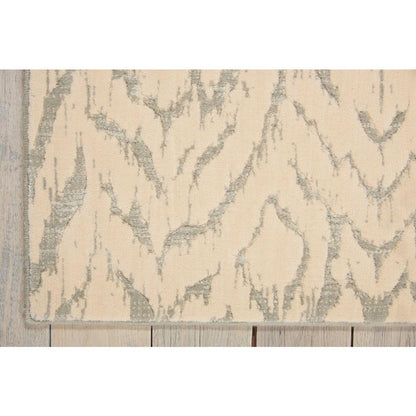 Nepal Area Rug, Ivory/Grey, 7'9" x 10'10"