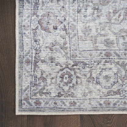 Rectangle New Concept Washables Area Rug 9'2" x 12'