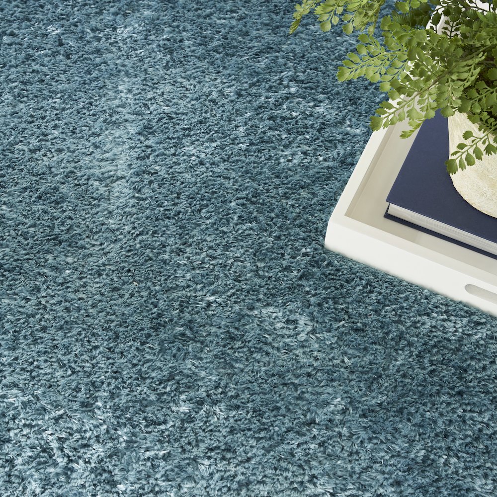 Rectangle Luxurious Shag Area Rug 7'10" x 9'10"