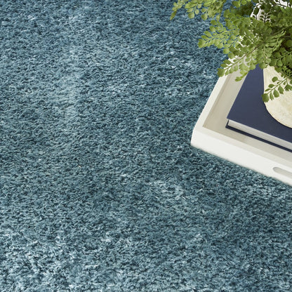 Rectangle Luxurious Shag Area Rug 7'10" x 9'10"