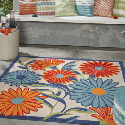 Square Aloha Area Rug 5'3" x Square