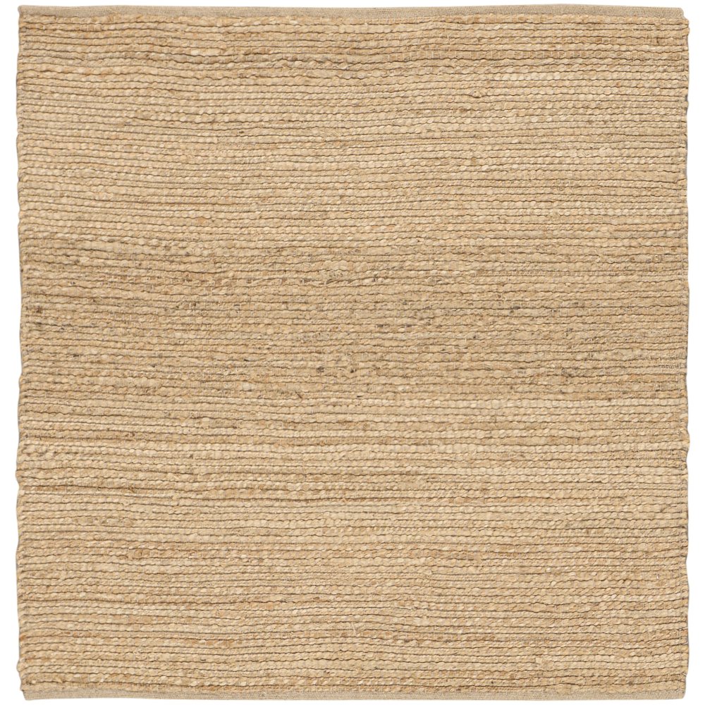 Square Natural Jute Area Rug 4' x Square