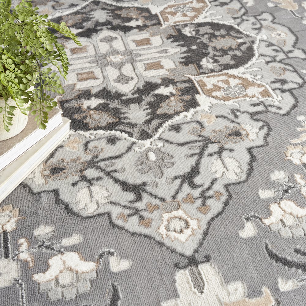Round Elation Area Rug 7’10” x Round