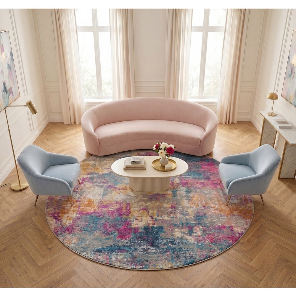 Round Passion Area Rug 10' x Round
