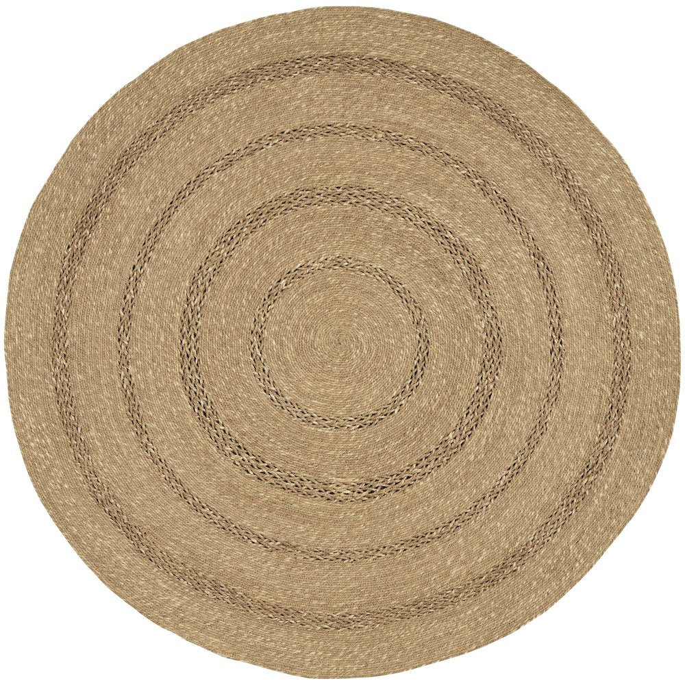Round Natural Seagrass Area Rug 5' x Round