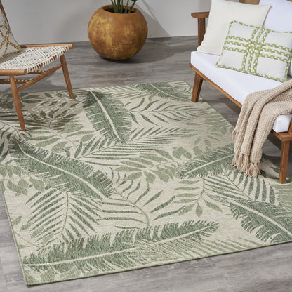 Rectangle Garden Oasis Area Rug 4' x 6'