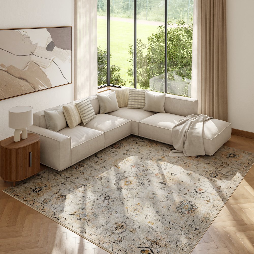 Rectangle Oushak Home Area Rug 8' x 9'10"