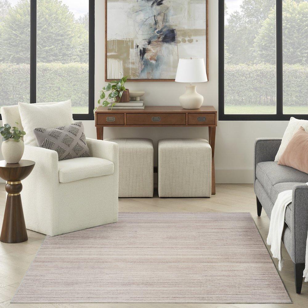 Rectangle Washable Essentials Area Rug 5'3" x 7'3"