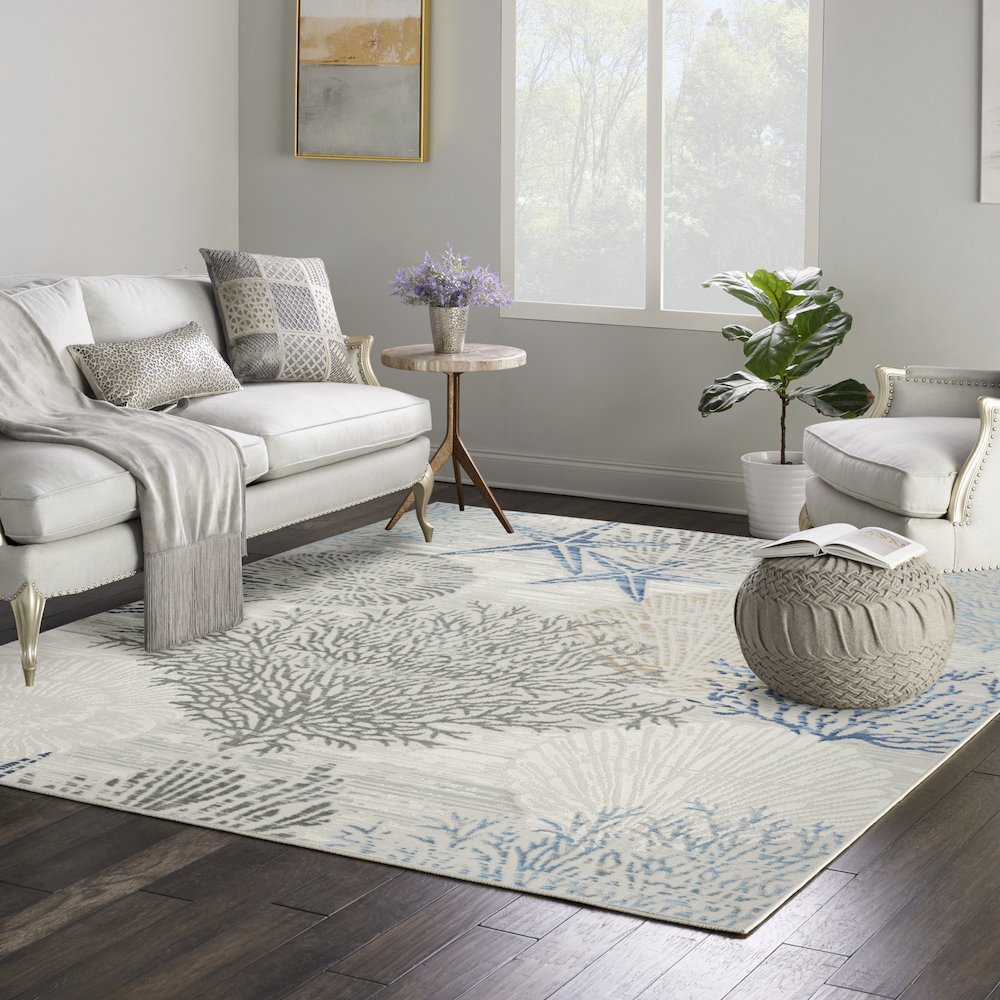 Square Pompeii Area Rug 7'10" x Square