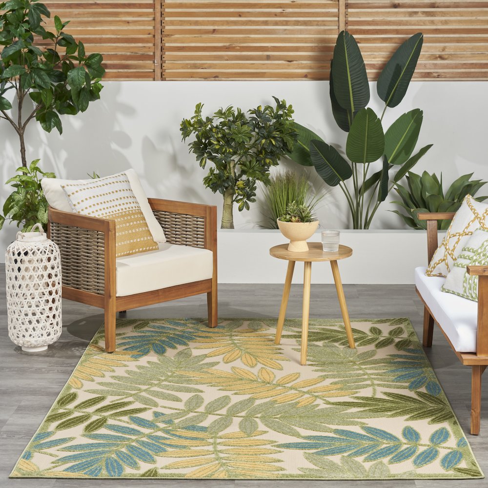 Rectangle Aloha Area Rug 3'6" x 5'6"