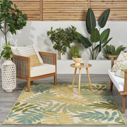 Rectangle Aloha Area Rug 3'6" x 5'6"