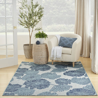 Rectangle Garden Oasis Area Rug 6' x 9'