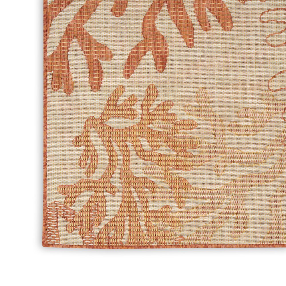 Rectangle Garden Oasis Area Rug 4' x 6'