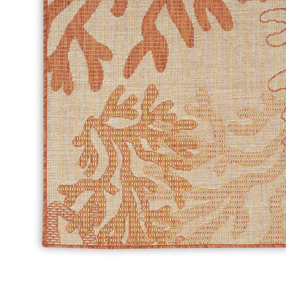Rectangle Garden Oasis Area Rug 4' x 6'