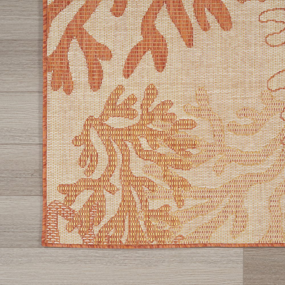 Rectangle Garden Oasis Area Rug 6' x 9'