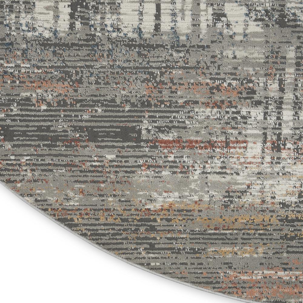 Modern Round Area Rug, 8' x Round