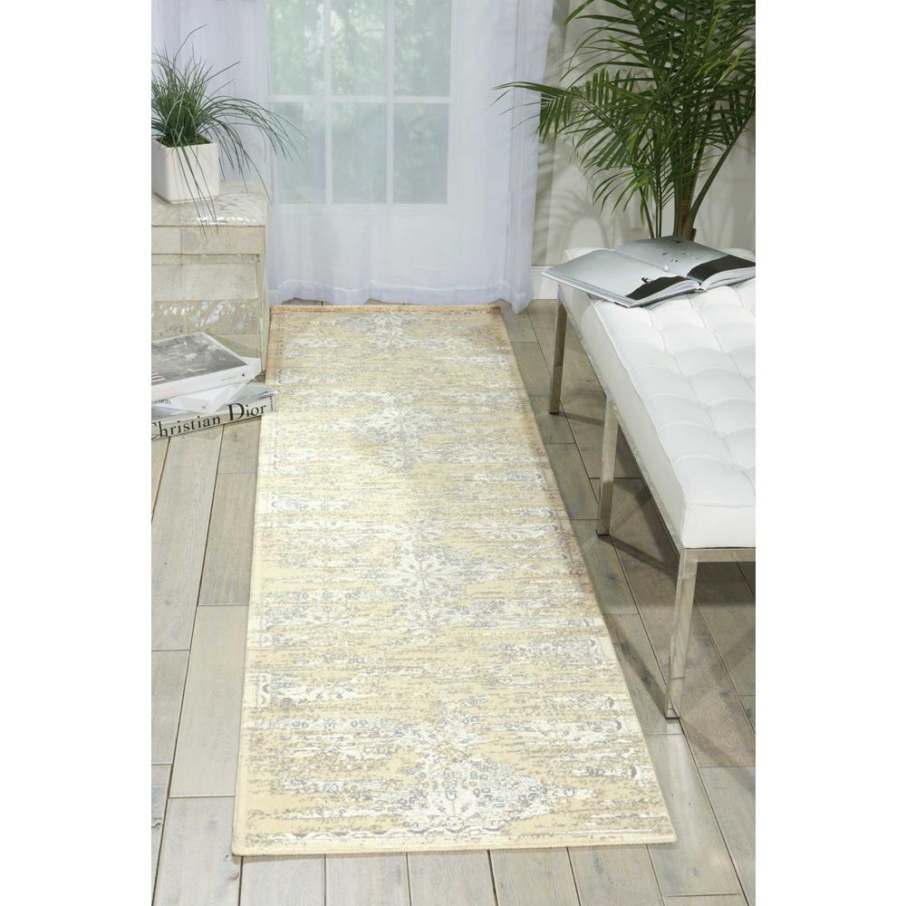 Luminance Area Rug, Bone, 2'3" x 8'