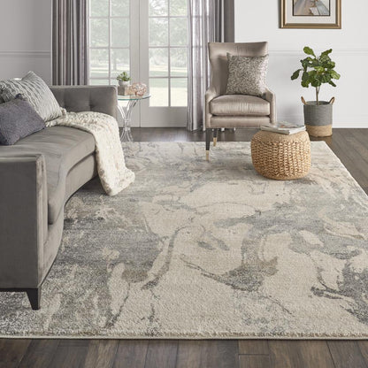 Modern Rectangle Area Rug, 8' x 11'
