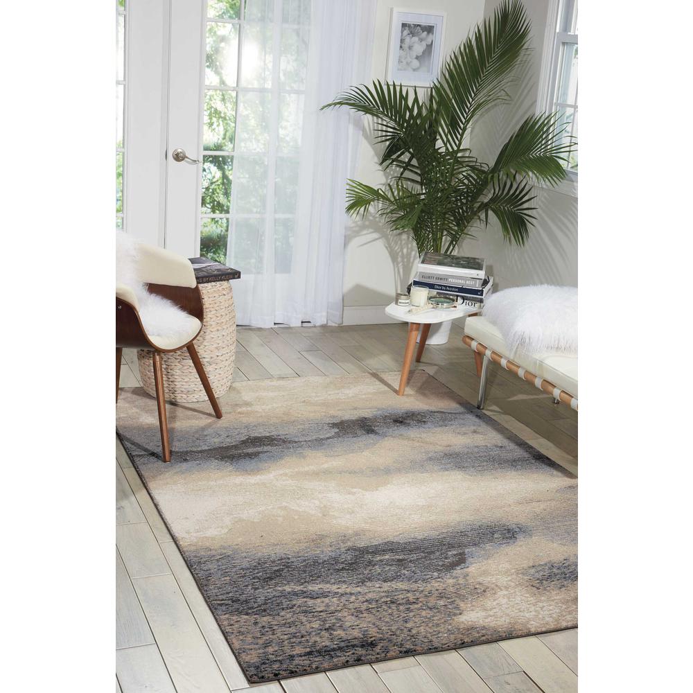 Modern Rectangle Area Rug, 8' x 11'