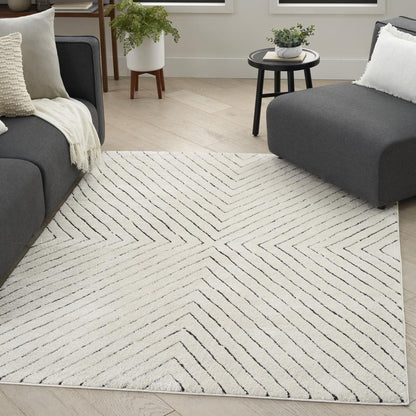 Scandinavian Rectangle Area Rug, 4' x 6'