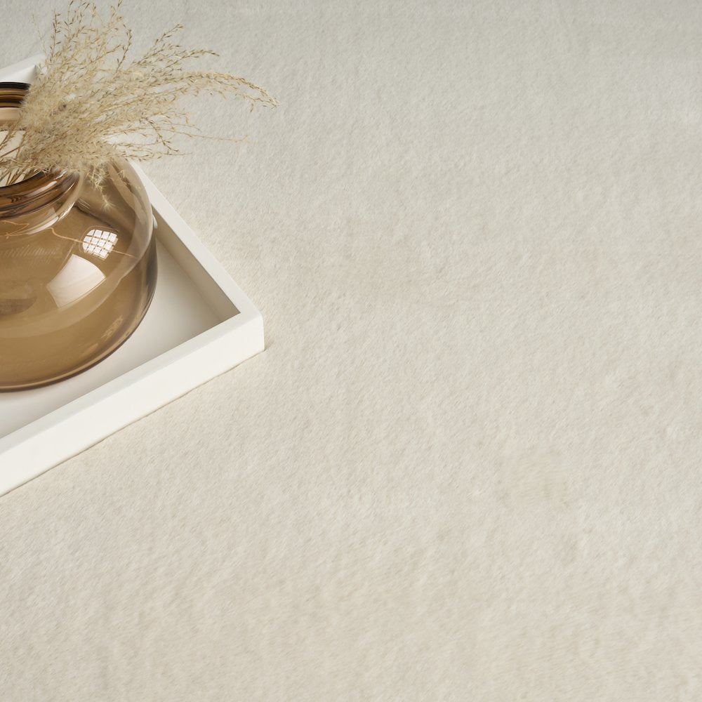 Nourison Home Soft Plush Rabbit Fur Area Rug