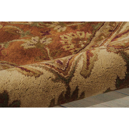 Jaipur Area Rug, Rust, 8' x ROUND