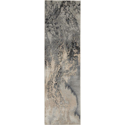 Modern Runner Area Rug, 8' Runner