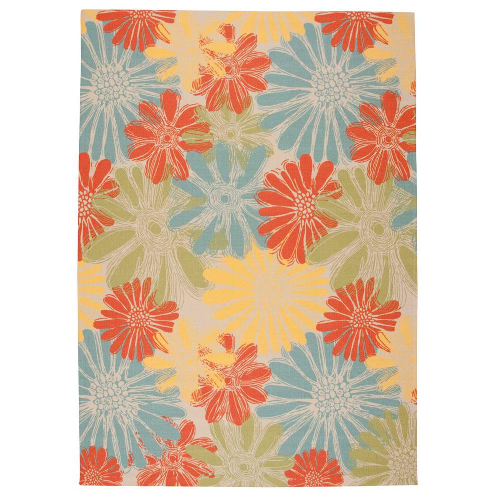 Home & Garden Area Rug, Ivory, 7'9" x 10'10"