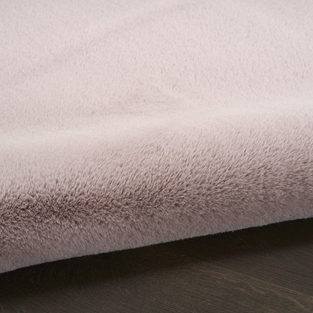 Nourison Home Soft Plush Rabbit Fur Area Rug