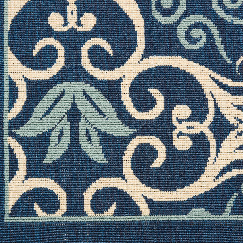 Caribbean Area Rug, Navy, 6'7" x 9'6"