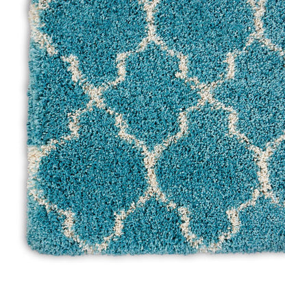 Amore Area Rug, Aqua, 7'10" x 10'10"