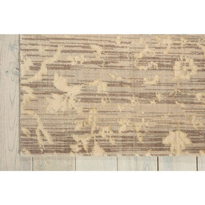 Silk Elements Area Rug, Taupe, 2'5" x 10'