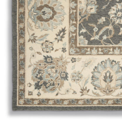 Rectangle Farmhouse Machine Made Area Rug
