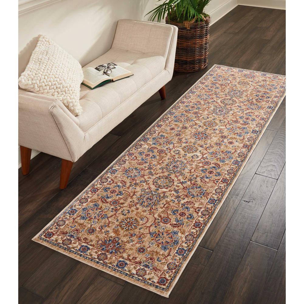 Reseda Area Rug, Natural, 2'3" x 7'6"