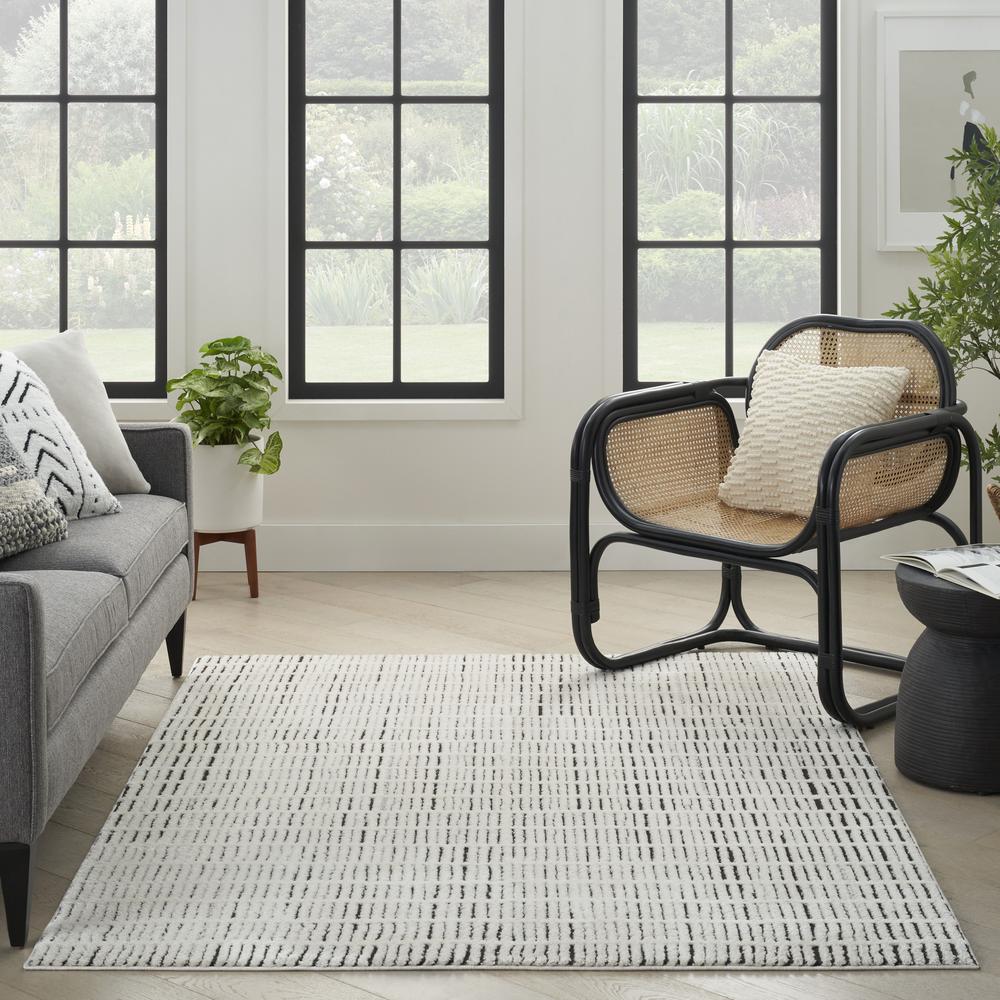 Scandinavian Rectangle Area Rug, 4' x 6'
