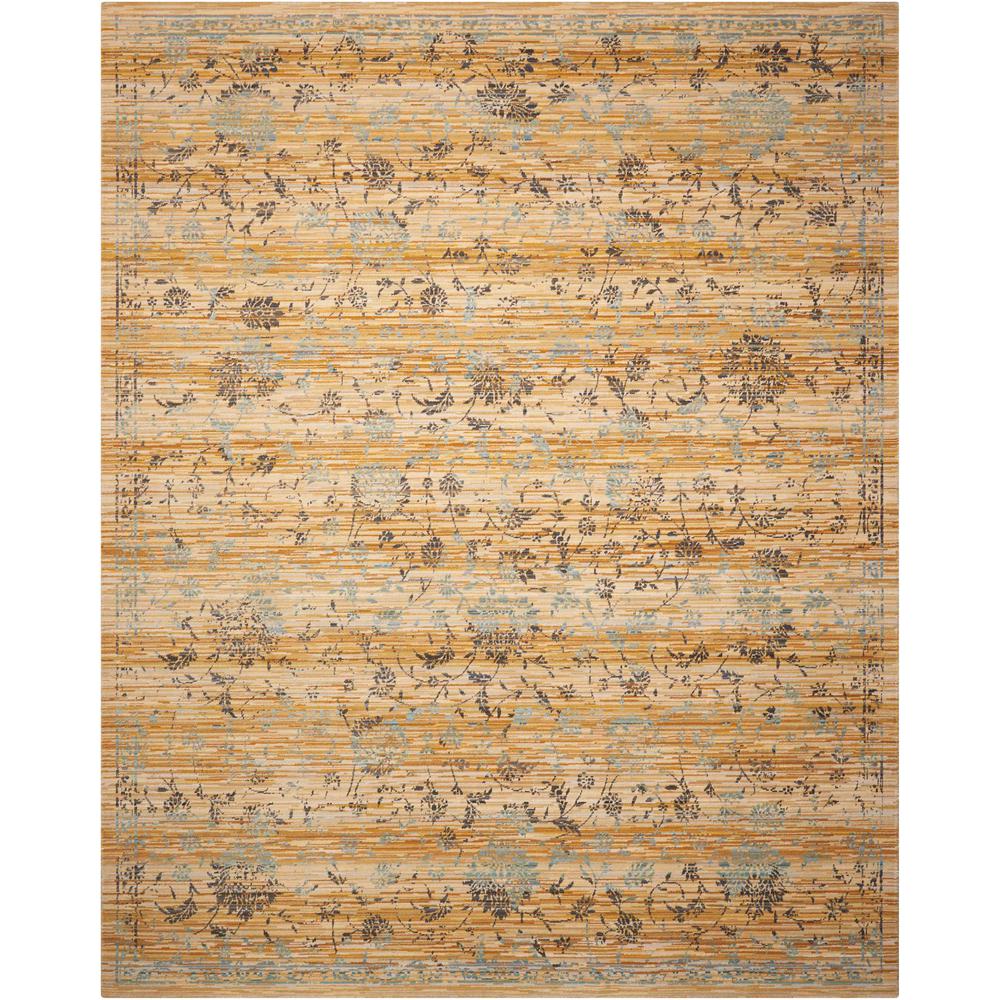 Rhapsody Area Rug, Caramel/Cream, 7'9" x 9'9"