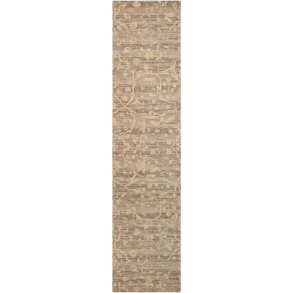 Silk Elements Area Rug, Taupe, 2'5" x 10'