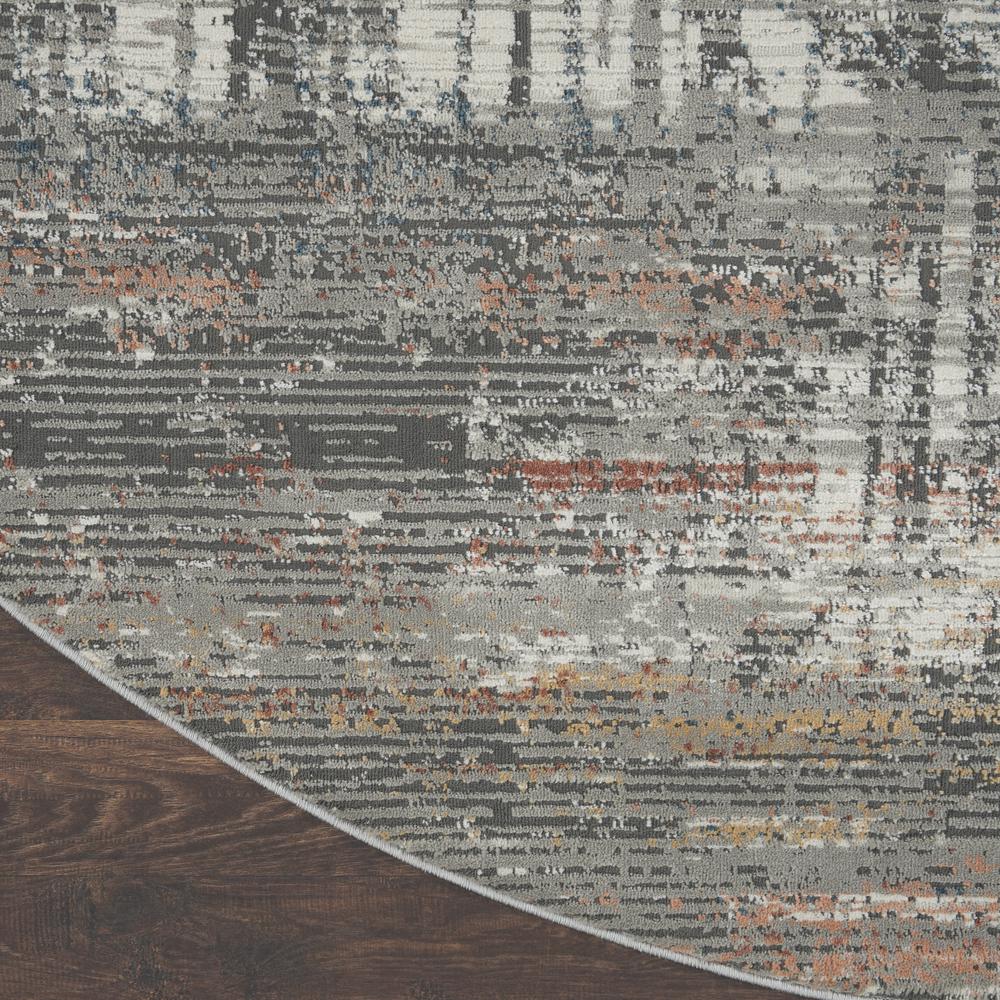 Modern Round Area Rug, 5' x Round